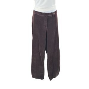 Westbound women's corduroy pants brown Size 12 retro 70's Dark academia preppy